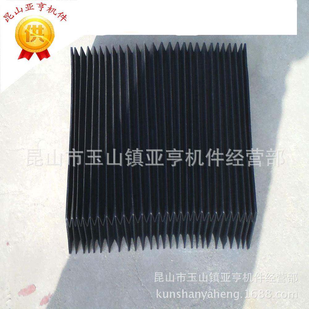 升降机风琴防护罩帆布软连接方形防护罩可来图制做耐温阻燃