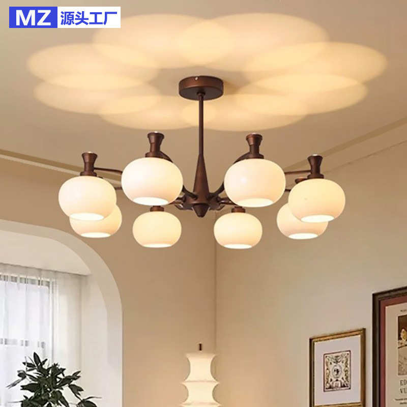 中古风客厅吊灯美式大厅主灯法式书房灯餐厅灯南洋风房间卧室灯具