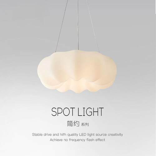 云朵吊灯北欧简约餐厅服装店灯具创意南瓜灯网红儿童房间灯卧室灯