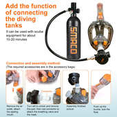 潜水新款 facemaskad面罩for snorkelgearfullsnorkeling