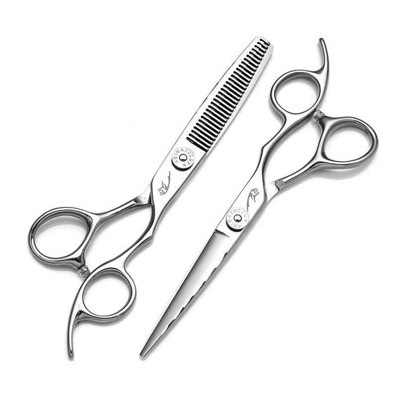 D79德豹高档美发剪刀 6寸平剪牙剪 热卖打薄剪刘海剪专业理发剪刀