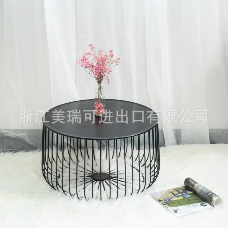北欧金属南瓜茶几小户型创意圆现代客厅铁艺简约设计师茶几