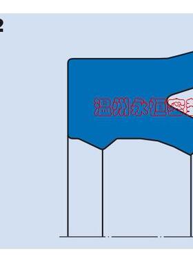 MerelI活塞杆CQT密封圈T2202140k216TFMTFWV型帽形皮碗H型