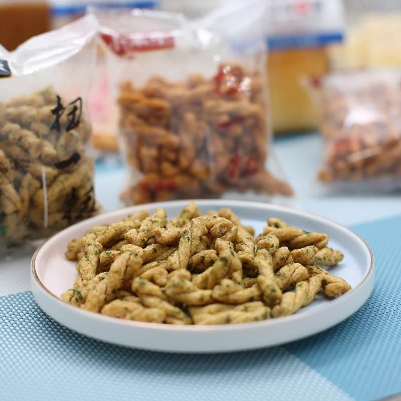 小笨牛扭一扭小麻花海苔麻花小装包手工麻花海苔味休闲零食小吃
