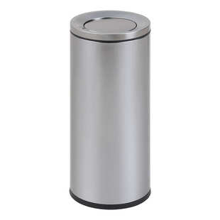 室内商场户外高圆形商用大堂不锈钢港式垃圾桶颜桶值酒店大容量