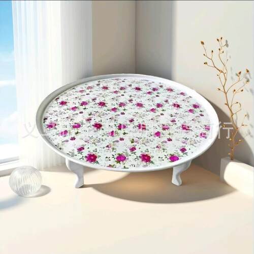 New Cross-border Folding Table with Small Floral Patterns, N