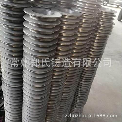 常州小铸件厂加工供应铸铁皮带轮皮带盘C型四槽外径轻型重型加厚