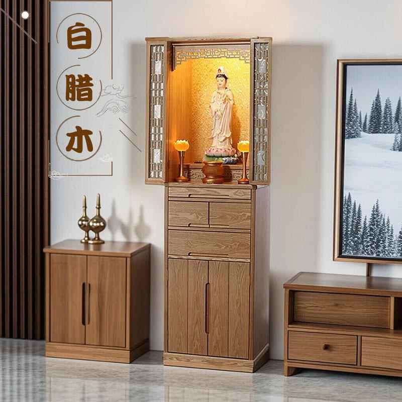 9W佛龛现代轻奢 新中式立柜 佛台家用香案爷柜子神台柜神龛佛柜