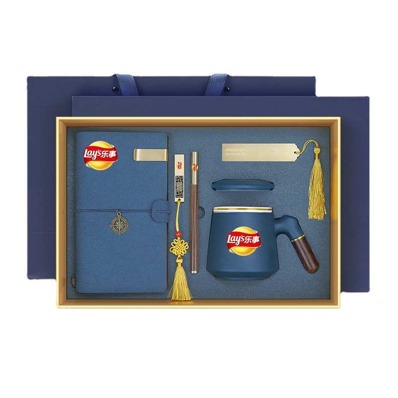 商务礼品陶瓷杯套装文创伴手礼印logo商会公司开业活动赠送随手礼