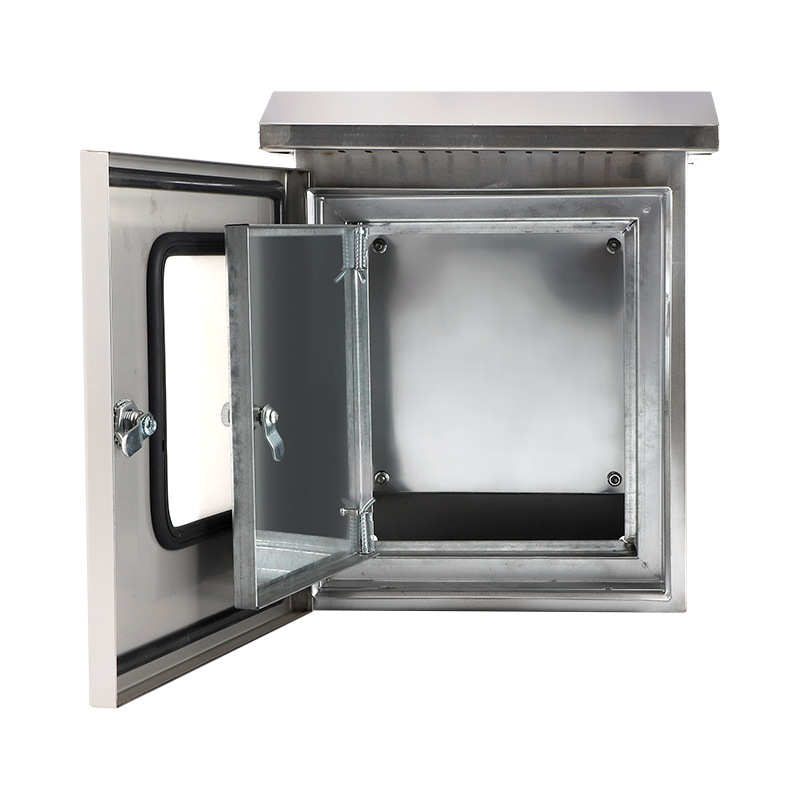 不锈钢双层门配电箱内外门室外防雨201工厂直销