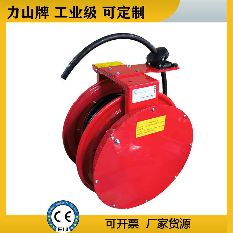 力山墨尼佩德全自动伸缩电缆盘高压厂家防爆金属电鼓卷线器非标 - 实物图