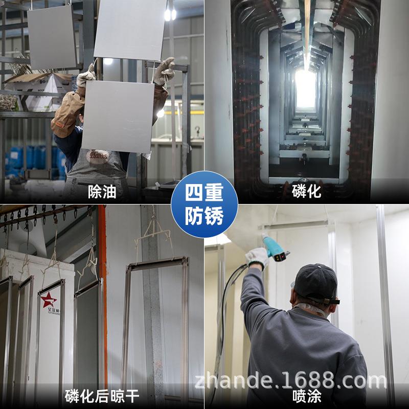 防锈带锁铁皮办公矮柜 钢制资料储物柜落地对开门抽屉式矮柜子