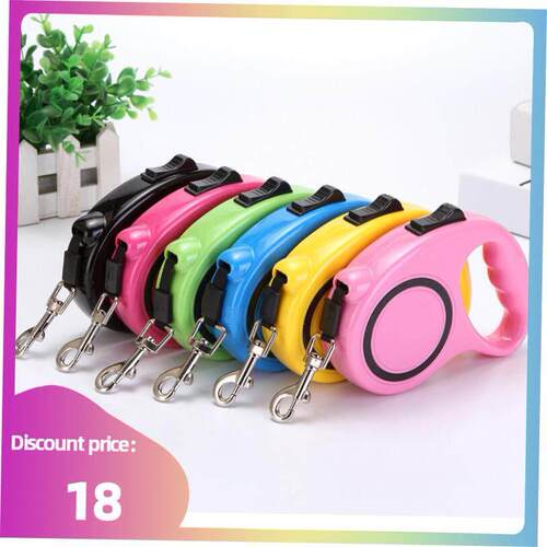 3/5M Retractable Dog Leash pet Puppy cat Traction Rope Belt