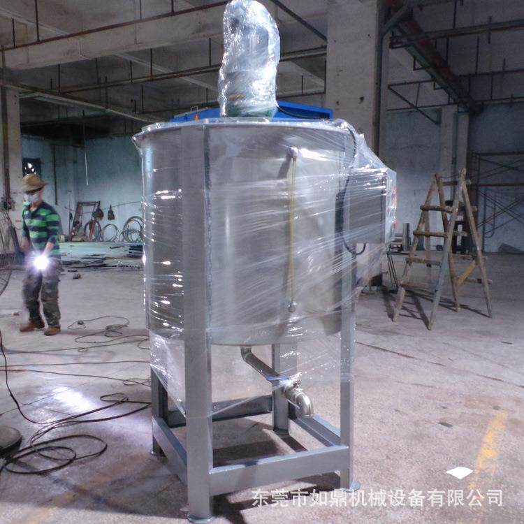 立式洗洁精搅拌机不锈钢加热液体搅拌罐润滑油混合机