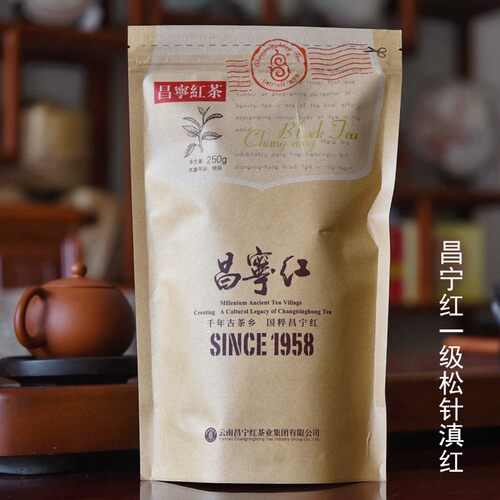 滇红工夫红茶250g春季采摘一级松针花蜜香浓红茶