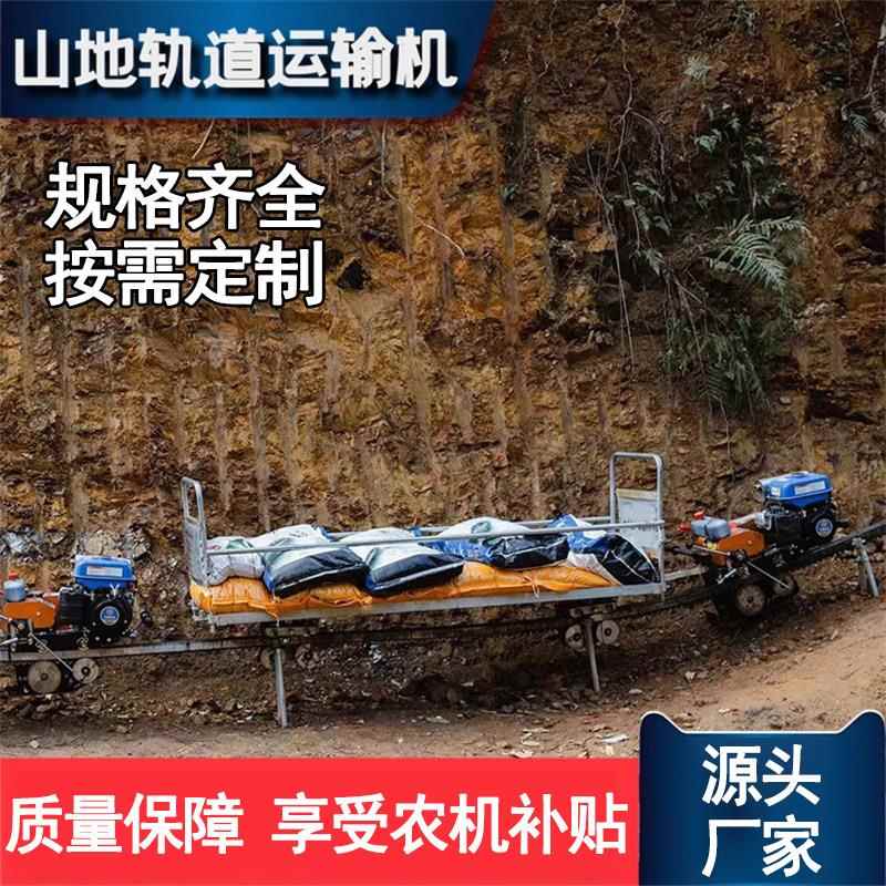 山地单轨运输车农用爬山虎光伏板搬运车果园茶园自走式轨道运输机