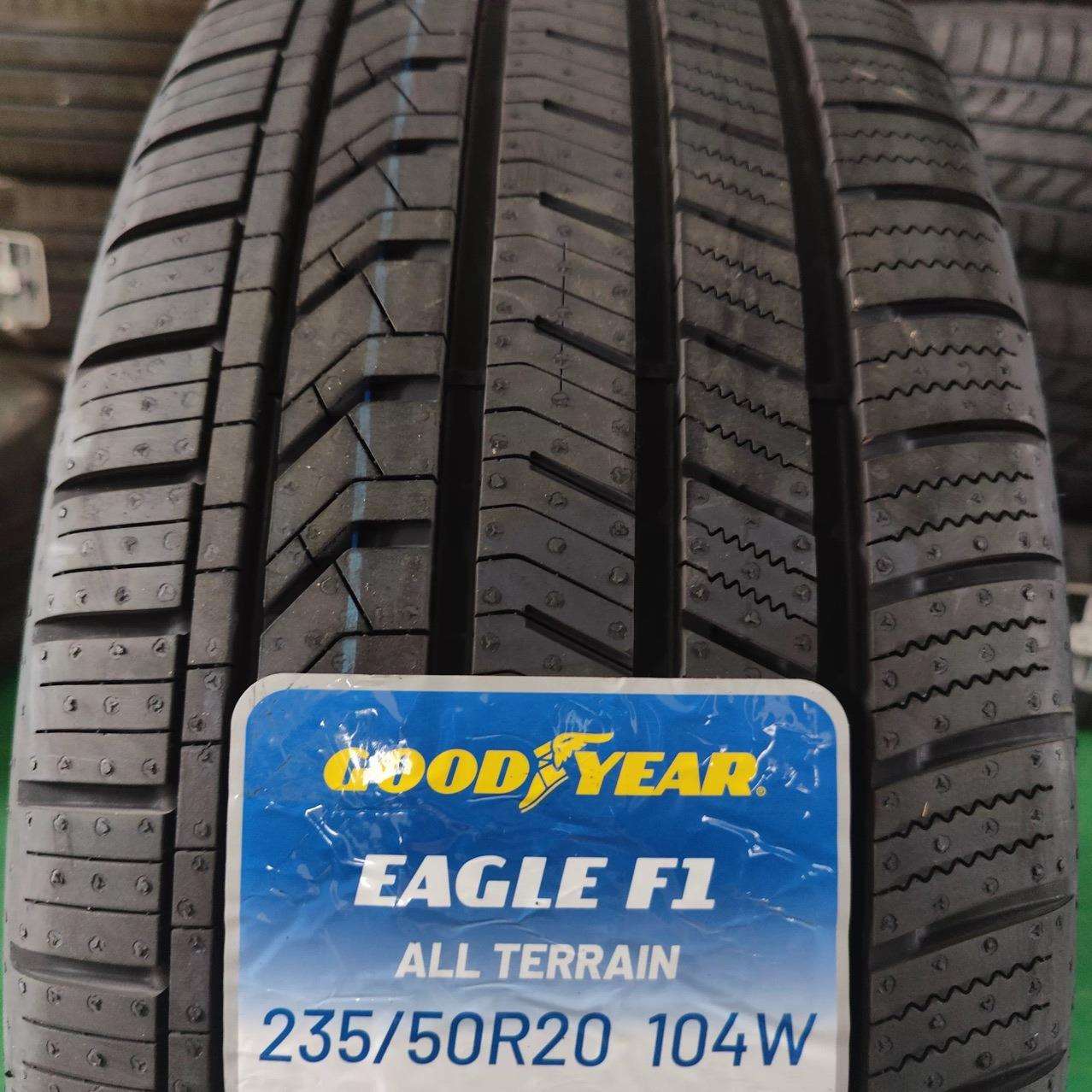 固特异 235/50R20 Eagle F1 ALL TERRAIN 104W原配：路虎发现运动