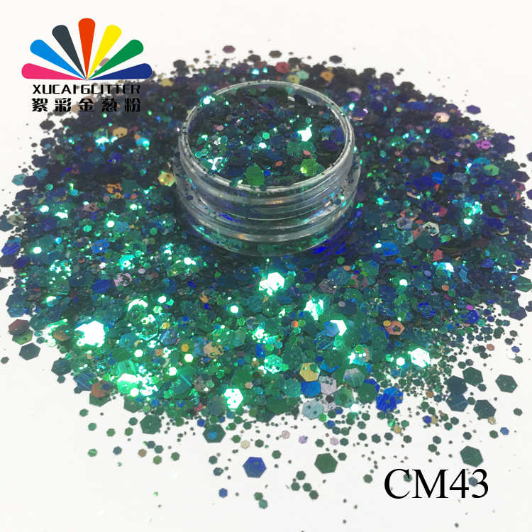 异型葱亮片金美甲粉可降解粉粉闪亮片闪粉瓶装金葱不规则