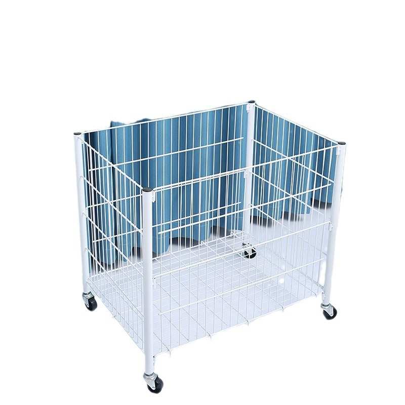 摆摊便携篮子可推车货车移动衣服超市批发仓储厂家大容量促销收纳