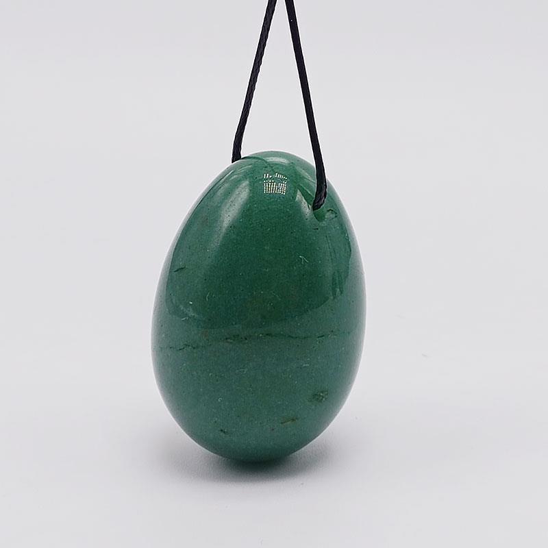 高档纯摆天 然绿东陵玉石鸡蛋鸡蛋形半宝饰石吊坠品 手把件玩件件