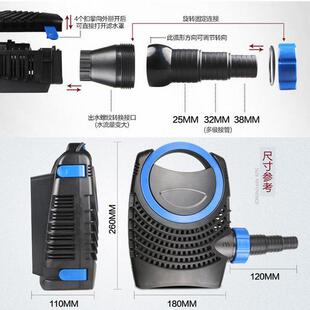 格池新款 潜水泵CTF系列假山循环水泵池塘抽水泵过滤水陆两用