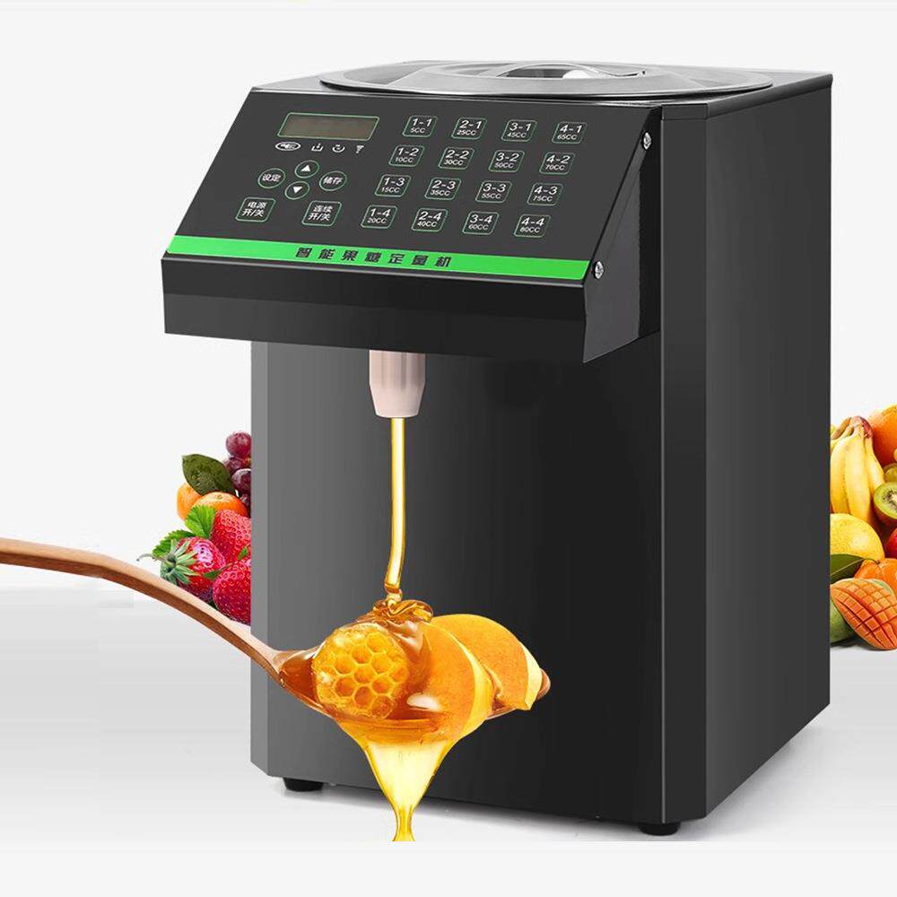 奶茶店家用智能全自动商用果糖定量机烤奶16键果糖机糖果设备110v
