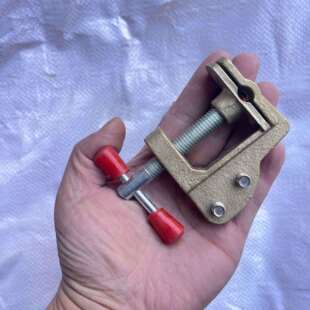 接地工具接地线卡双孔80*100*24mm铜接地线夹铜压铸型接地线夹