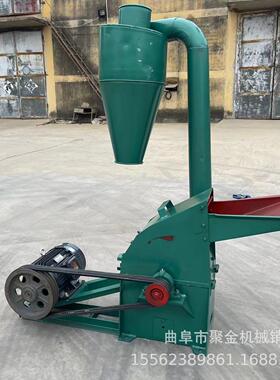 高粱料玉米破碎机自动进型除尘粮KDS食大曲粉碎机小对挤辊扁机厂