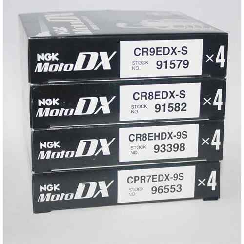 摩托 托NGK钌合金火花塞CPR7EDX-9S CR8EDX-S CR9EDX-S LMAR8ADX-