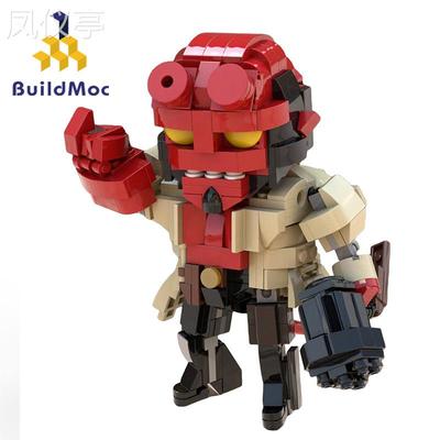 BuildMoc小型机甲积木地狱男爵地狱怪客Hellboy（AnungUnRama）