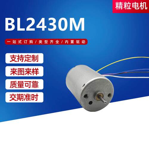 微型减速电机 马达小电机BL2430M电机 24V电动滚筒减速无刷直流