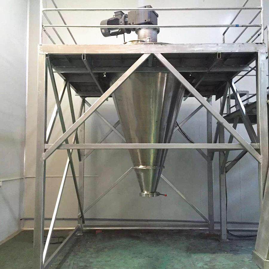 化工双螺旋锥形混合机医维生素预混料不锈钢拼混混料设备