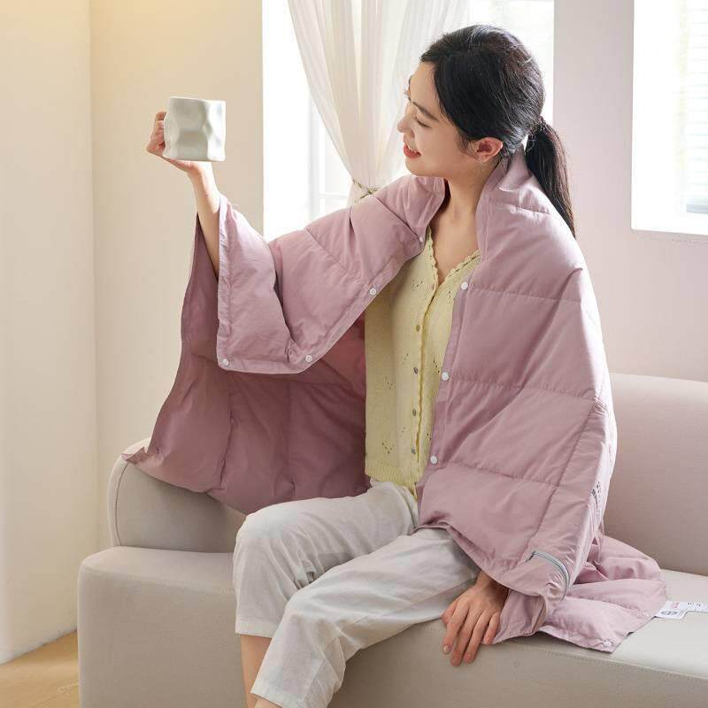 2025新款便携多功能鹅绒毯