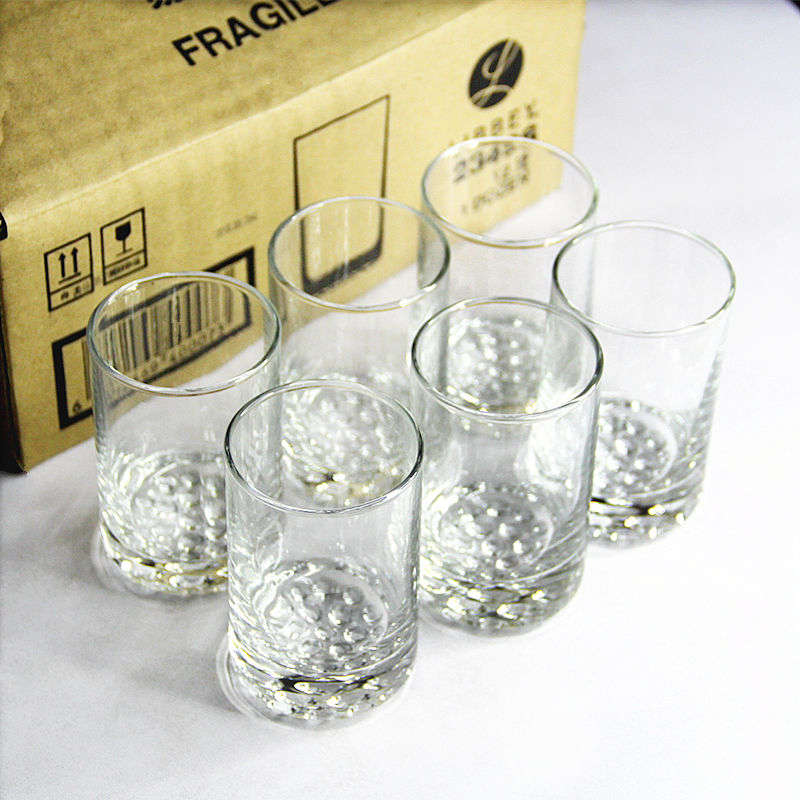 玻璃三两白酒杯喝酒3两啤酒杯子家用酒杯高级感轻奢高档高端精致
