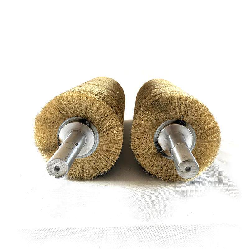 供应地板丝辊工业抛光不镀铜钢丝滚刷圆形机除用锈刷辊锈钢拉丝