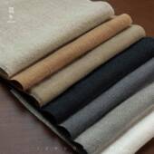 叕木 亚麻布料毛圈布试用包 沙发床色卡超连结