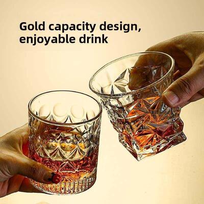 lead-free wine whiskey glass home beer glass cup set europea