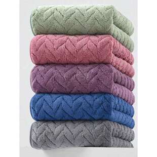 2026款 毛巾浴巾现代简约涤纶 Q8538TEMU外贸新款