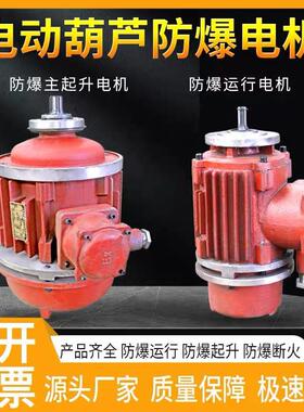 防爆锥形转子电机BZDI21-40.8W防爆电动葫芦电机