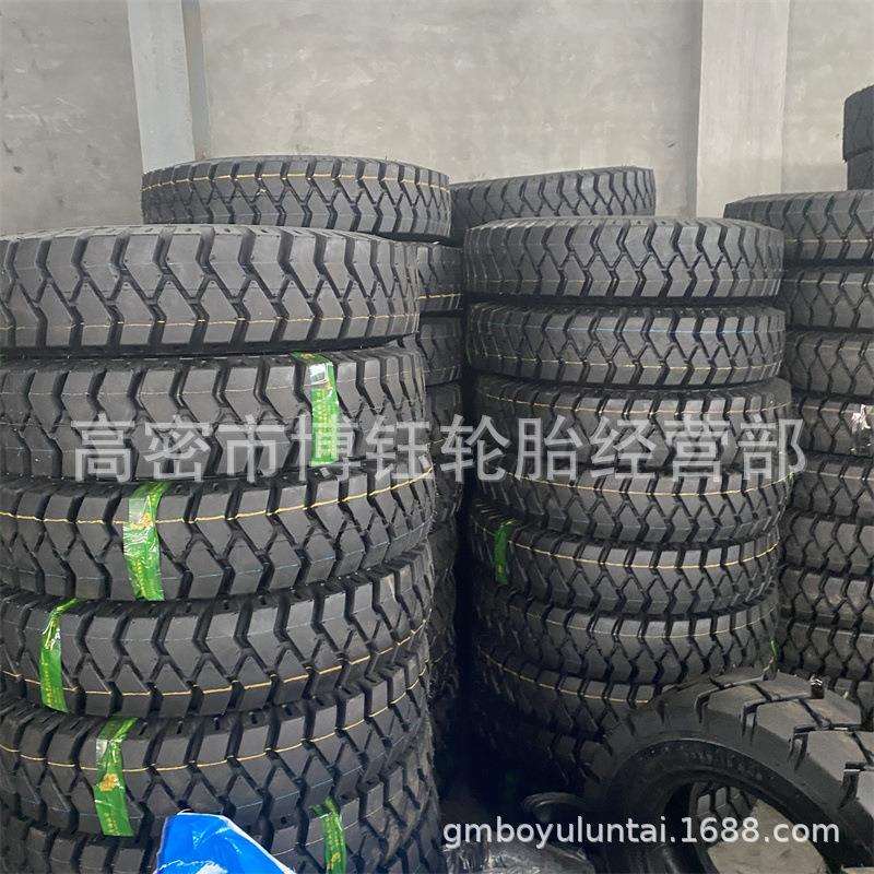 朝轮650 700 750-16矿山专用三轮车农用拖拉机载重轮胎825-16尼龙