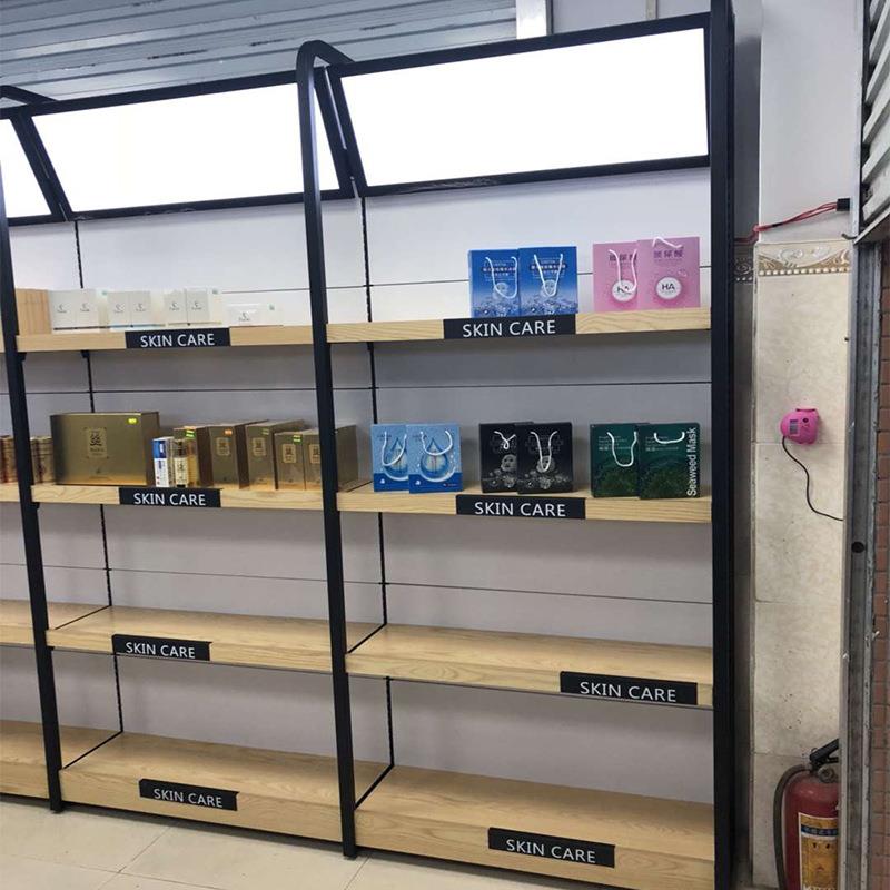 美容护肤产品货架美妆馆微店面膜货架养生馆保健品货架工厂供应