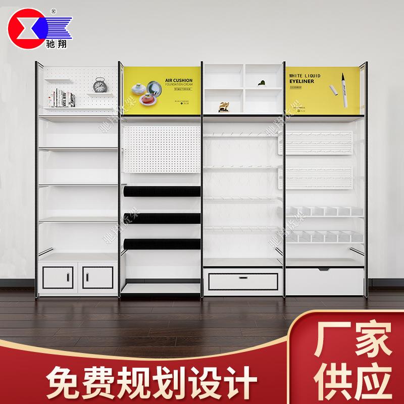 镶嵌工艺单柱边柜饰品展示货架文具店优品内衣店组合商超展示架
