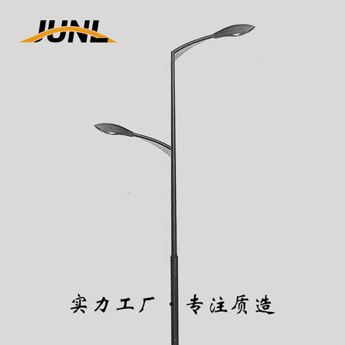 厂家供应LED市电单双臂路灯市政工程6米8米10米LED路灯新农村路灯