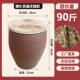 高档戈无釉土陶缸陶瓷米水缸粗陶鱼缸家用老式 发腌菜缸荷花庭天院