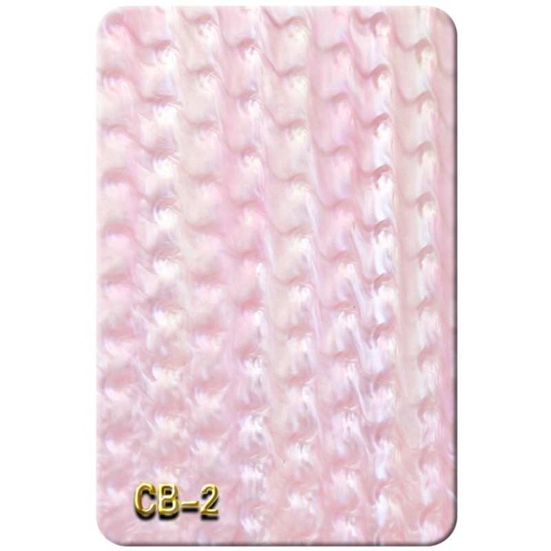 高品质PMMA珠光亚克力板家装彩色贝壳大理石首饰箱包装饰有机玻璃