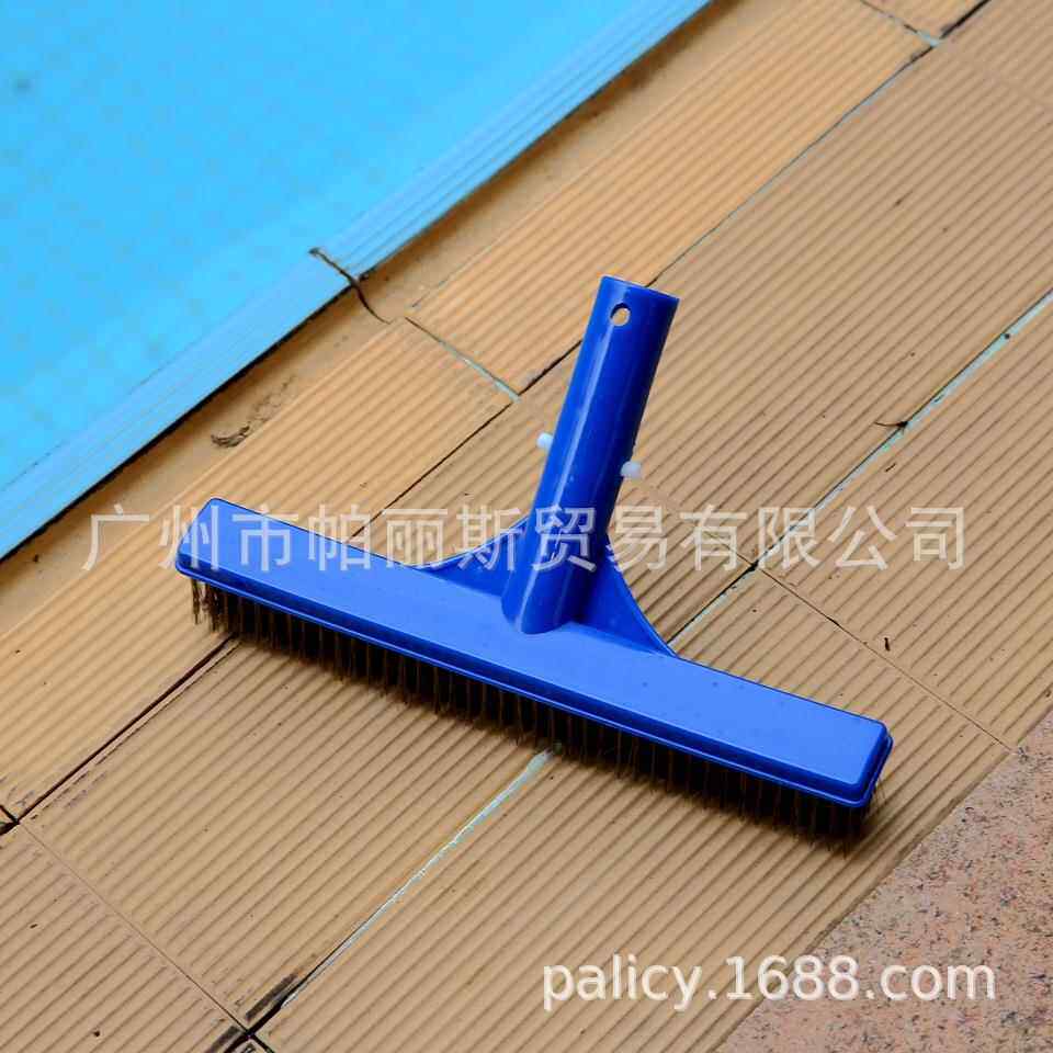 直销新款直供 游泳池配件不锈钢丝刷 泳池钢丝刷 10寸泳池刷钢丝