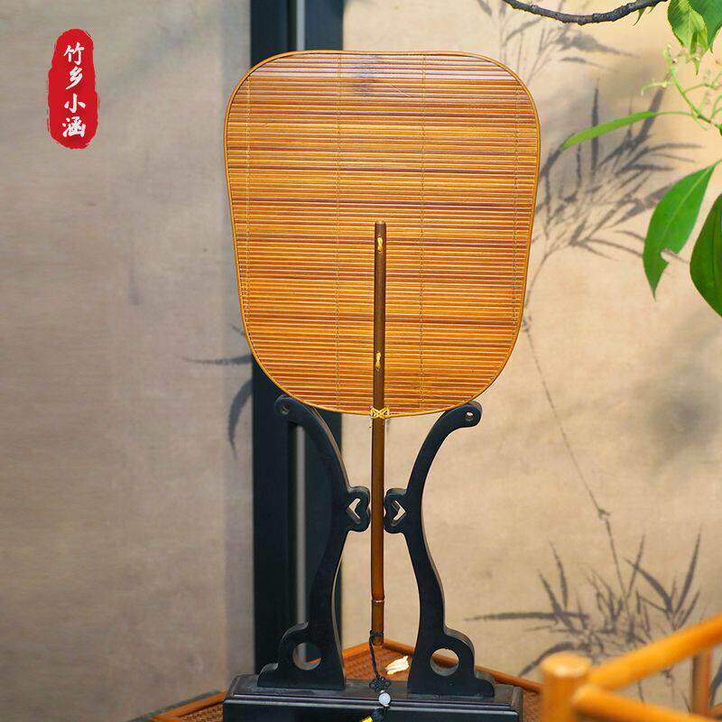 邱师傅竹木芭蕉扇复古中式工竹编扇团扇子宫廷耐用竹制蒲扇竹丝扇