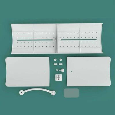 Air Conditioning Deflector Plastic White Easy Cleaning Air