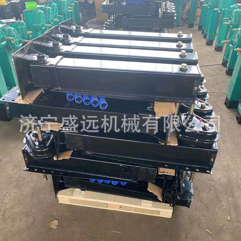 厂家直供外置单动支腿出口外置联动手摇支撑腿轻型支腿现货