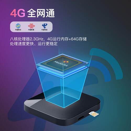 爱极光ultra安卓智能导航盒4G八核4+64G无线carplay插SIM安装App